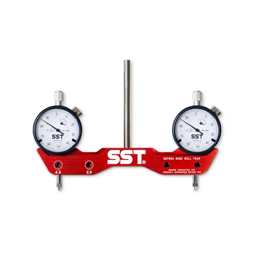 Vista 10 de SST - Sistema de tranvía regular de molino y torno - Tranvía, alineación y cuadrado para calibración de la máquina - Para desalineación angular