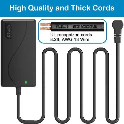 Vista 4 de Fuente de alimentación reclinable, modelo KDDY008F Kaidi AC/DC transformador de fuente de alimentación conmutada 29V 2A adaptador para silla