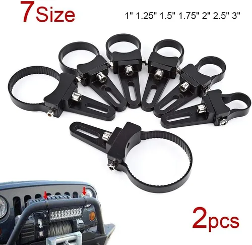 Vista 4 de Soporte de montaje en rodillo para 1.25 Gorgeri Kit de soporte de montaje de barra de luz LED de 1 "-3" Tubo de aluminio/Barra de rollo Soporte