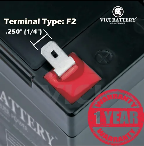 Vista 3 de VICI Batería de 12 V 12 AH SLA de repuesto para ExpertPower EXP12120-3 unidades de producto