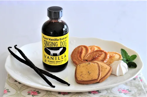 Vista 8 de Singing Dog Vanilla: Extracto de vainilla puro, botella de 2 onzas líquidas, vainilla sin azúcar, totalmente natural, sin OMG, sin maíz, kosher