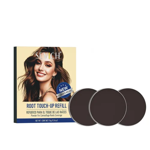 Vista 21 de Polvo para Línea de Cabello Sevich 2.0, Oculta Instantáneamente la Pérdida de Cabello, Polvo para Toque de Raíces, Sombra de Cabello para Mujeres