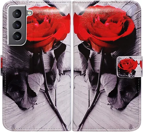 Vista 16 de Bcov Funda para Galaxy S22 Plus, funda de piel con tapa y soporte para tarjeta y soporte para Samsung Galaxy S22 Plus 5G / S22+