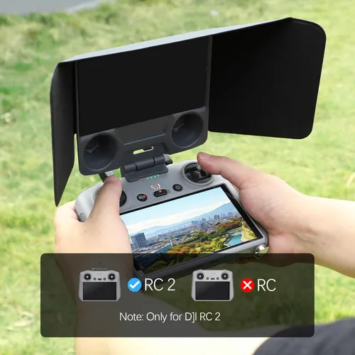Vista 3 de FPVtosky Controlador RC 2 más kit de protector para DJI Lito X1/Mini 5 Pro/4 Pro/Flip/Air 3S, kit incluye cubierta de capó solar RC 2, cordón RC2