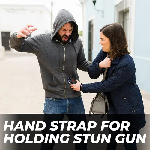 Vista 4 de FIGHTSENSE Havey Duty - Pistola aturdidora con linterna para mujer, defensa personal, antiagarre