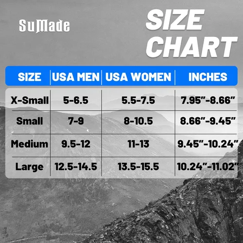Vista 2 de SuMade Waterproof Socks, Men Women Knee High Hiking Kayaking Socks 1 Pair