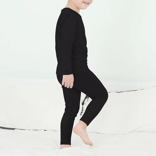 Vista 5 de American Trends Kids Thermal Underwear Set Ultra Soft Kids Long Johns Sets Toddler Base Layer for Boys Girls