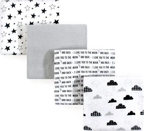 Vista 181 de Hudson Baby Unisex Baby Cotton Flannel Receiving Blankets, Christmas Scene, One Size (Pack of 2)