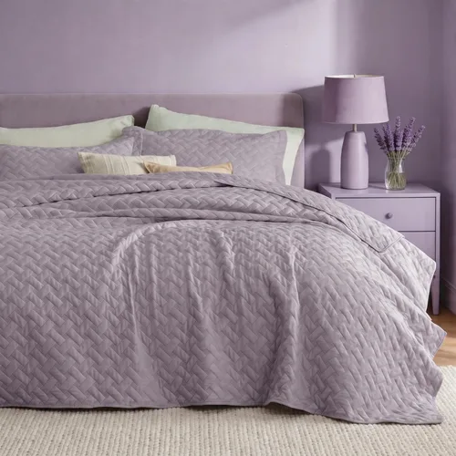 Vista 125 de Bedsure Colchas de tamaño Queen – Colchas ligeras tamaño Queen con patrón de tejido de canasta, ropa de cama suave, edredón de rosa polvorienta