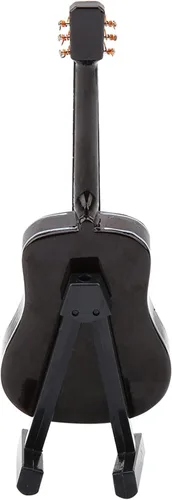 Vista 4 de Mini guitarra modelo de guitarra, modelo de guitarra en miniatura hecha a mano, para mesa de oficina, escritorio en casa (3.9 in)