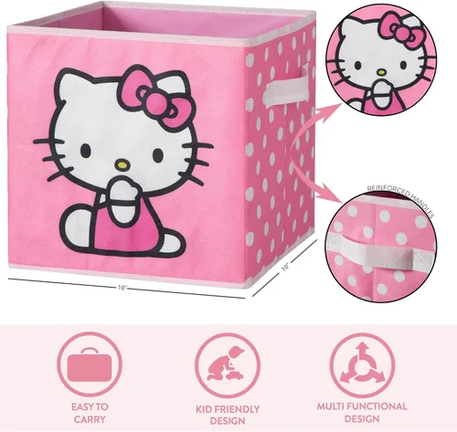 Vista 26 de Idea Nuova Marvel Avengers - Juego de dos espaciosos cubos de almacenamiento plegables, 10 x 10 pulgadas, Avengers / gris