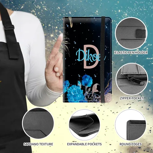 Vista 73 de Diseña Tus Propios Libros de Servicio con Nombre e Iniciales para Camareras, Dikoer Libro de Servicio de Camarero Personalizado con Nombre