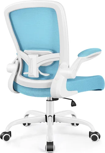 Vista 17 de FelixKing Silla de oficina, silla de escritorio ergonómica, sillas de malla transpirable, respaldo alto, soporte lumbar ajustable, reposabrazos