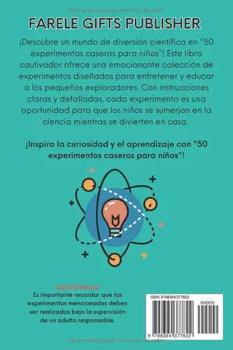 Vista 2 de 50 Experimentos Caseros para Niños Experimentos Cientificos para Niños, Libro de Experimentos Caseros, Ciencia para Niños de 8 Años, Experimentos