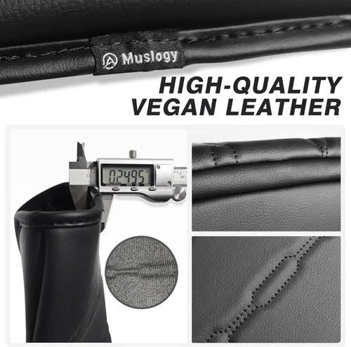 Vista 80 de Muslogy Funda para reposabrazos de consola central apta para Chevy Silverado/Tahoe y GMC Sierra/Yukon 2007-2013, cómoda almohadilla