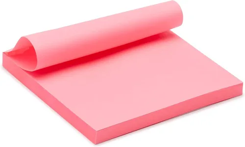 Vista 6 de Amazon Basics Notas adhesivas mini rectangulares, 1.5x2 pulgadas, almohadillas autoadhesivas de colores brillantes, fáciles de usar para el hogar