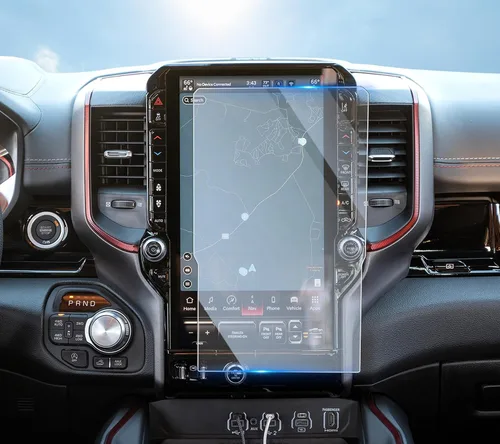 Vista 87 de SHAOHAO 2 protectores de pantalla para Nissan Frontier 2023 2024