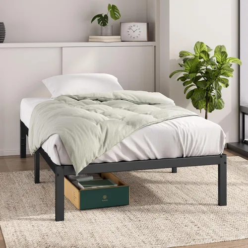 Vista 14 de ZINUS - Base metálica Compack de soporte para cama, 7 pulgadas, para colchón y somier, color negro, tamaño individual
