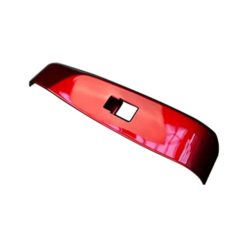 Vista 4 de ruihe 4 piezas de cubierta de panel de control de ventana de puerta de automóvil, color rojo, ajuste para Toyota Camry 2018 2019 2020 2021 2022 2023
