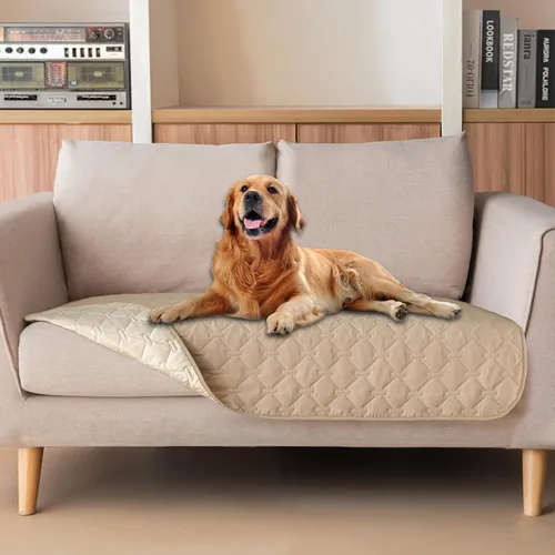 Vista 71 de gogobunny - Manta para perros y gatos 100% impermeable y de doble cara, funda suave para cama de mascotas, reversible, protege muebles, carbón