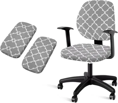 Vista 26 de American Flag Chair Covers Stretchy Office Chair Armrest Covers 4-Pc Set Reusable Soft Patriotic Computer Cover Slipcovers for Game Room and Office