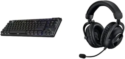 Vista 11 de Logitech G PRO X TKL Teclado inalámbrico Lightspeed para juegos, diseño ultraportátil sin teclas, LIGHTSYNC RGB, teclas PBT, interruptores táctiles