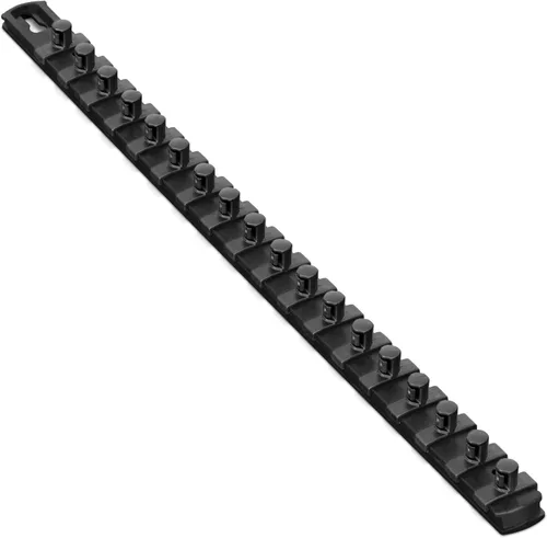 Vista 9 de Ernst Manufacturing Organizador magnético de enchufes de 8 pulgadas con clips de bloqueo giratorio de 9 3/8 pulgadas, azul (8408M-Blue-3/8)
