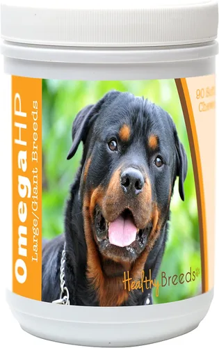 Vista 76 de Healthy Breeds Affenpinscher Omega HP - Masticables suaves para piel y pelaje, 60