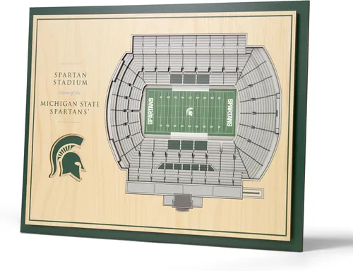 Vista 50 de YouTheFan NCAA Florida Gators Arte de Pared 3D StadiumView de 5 Capas - Estadio Ben Hill Griffin, 13.00" x 17.00