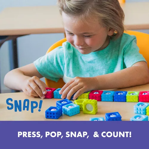 Vista 4 de Educational Insights Number BubbleBrix - Toddler Learning Toys, Learn Numbers, Fidget Popper Learning Toys, Gift for Kids Ages 3+
