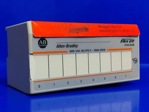 Vista 2 de 1794-OA8I 8 Puntos 120VAC Salida, Módulo de Salida, CA, Estilo abierto, Flex I/O, Discreto, Montaje DIN IP20 1794OA8I 1794-1794 PLC Master