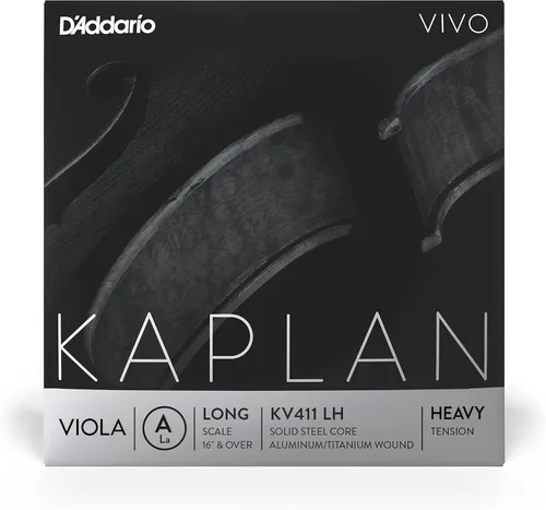 Vista 7 de D'Addario Kaplan Vivo - Cuerda de viola individual A - KV411 LM - Cuerdas de viola - Escala larga, tensión media