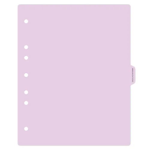 Vista 30 de Carstens - Heavy Duty Misc. Records Plastic Ring Binder Dividers, Side Tab, 1/9 Cut, Tab 5 Position, US Letter, Case of 50, (2616-59CS) - Ideal