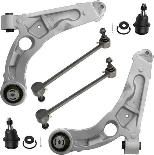 Vista 51 de Detroit Axle - Kit de extremo delantero RWD para Chrysler 300 Dodge Charge Challenger 2011-2019, 2 brazos de control inferiores traseros 2 rótulas