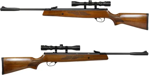 Vista 6 de Hatsan Mod 95 Vortex Combo rifle de aire con Wearable4U 100x objetivos de papel y pellets