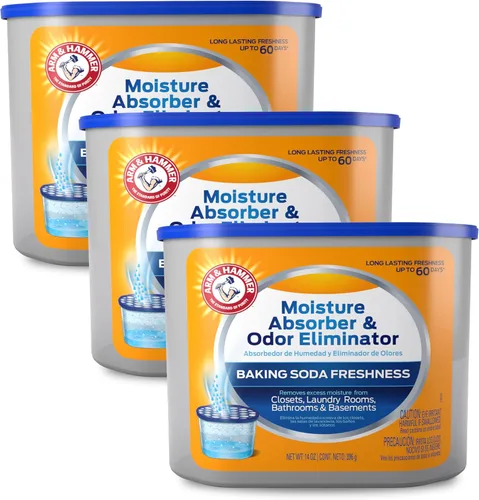 Vista 9 de Arm & Hammer Essentials Absorvedor de humedad desechable y eliminador de olores, sin fragancia, 1 lb., atrae y atrapa la humedad excesiva