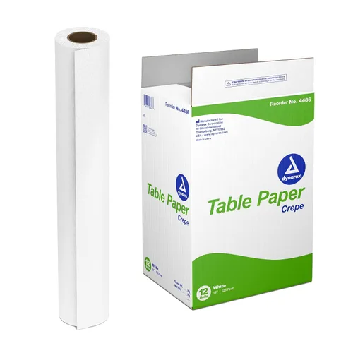 Dynarex - Papel de mesa, papel de mesa de examen de alta calidad, utilizado en mesas médicas, de masaje y quiropráctica para proteger a