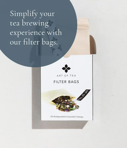 Vista 61 de Art of Tea Té orgánico Earl Grey Creme Lata de té artesanal de hojas sueltas de 2.5 onzas