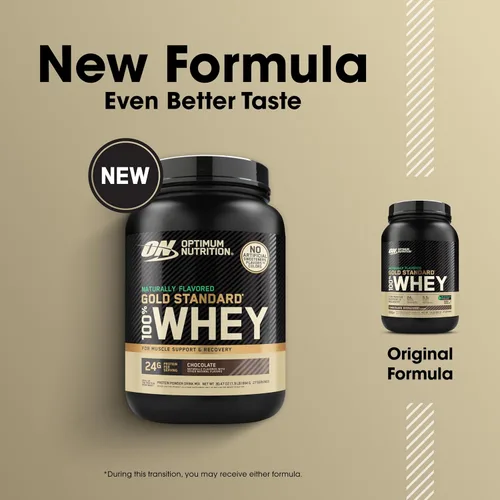 Vista 2 de Optimum Nutrition Estándar dorado 100% Proteína de Suero de Leche en Polvo, Pie de lima, 1.8 Libra