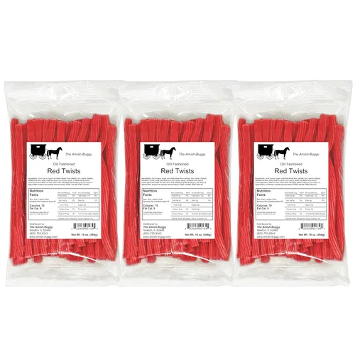 Vista 6 de Arndts Fudgery Amish Giros de regaliz – Tres paquetes de 16 onzas – Negro