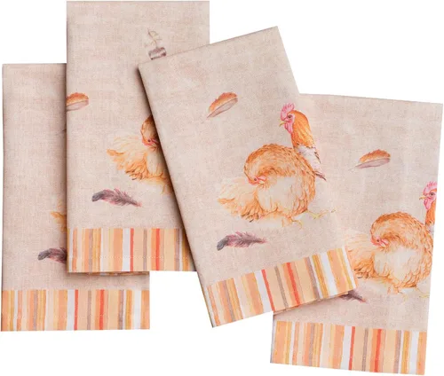 Vista 72 de Maison d' Hermine - Juego de 4 servilletas 100 % de tela de algodón lavable, decorar o regalar, hogar, cocina, comedor, fiestas de cóctel