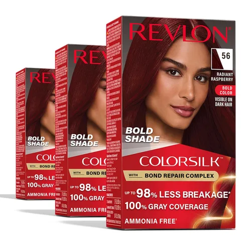 Vista 18 de Revlon ColorSilk con Complejo de Reparación de Enlaces, Tinte Permanente para el Cabello Negro, Cobertura 100% de las Canas, Tinte para el Cabello