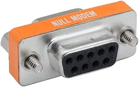Vista 3 de Cable Leader Adaptador Mini DB9 a módem nulo (M/M)