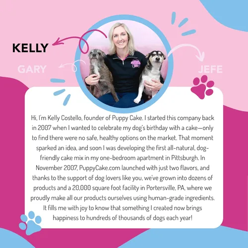 Vista 8 de Cuppy Cake - Pastel en microondas en un vaso para perros - Solo agrega agua y pon en el microondas, listo en 2 minutos