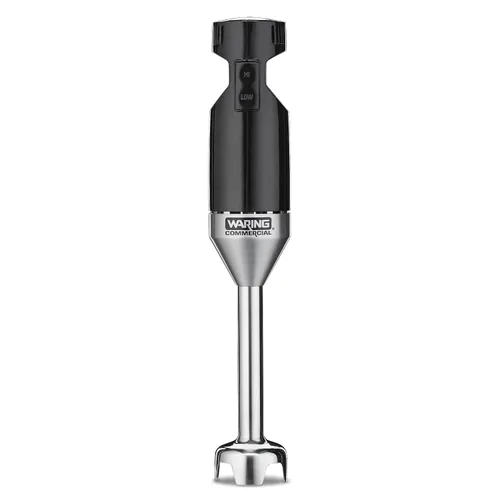 Waring Commercial Big Stix Batidora de Inmersión de Mano de Servicio Ligero, Eje Fijo de 7", Sumergible, 2 Velocidades, 100 Vatios, Grado