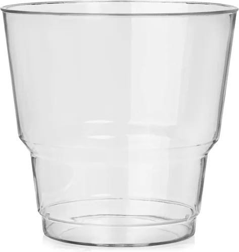 Vista 2 de LSR LORESO Vasos pequeños de fiesta de 5 onzas, paquete de 96 unidades, plástico duro transparente, resistente, grado alimenticio para cócteles