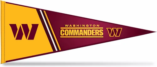 Vista 10 de Rico Industries NFL Football Primary 12" x 30" Felt Wall Décor Pennant - Great for Home/Bed Room/Man Cave Décor