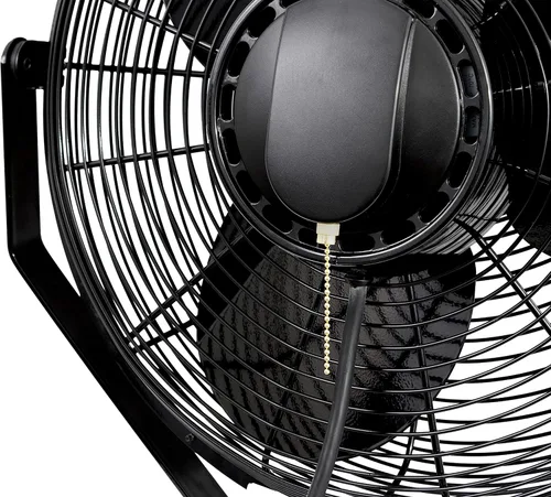 Vista 8 de Air King 9312 Ventilador de pared de acero con recubrimiento en polvo, negro