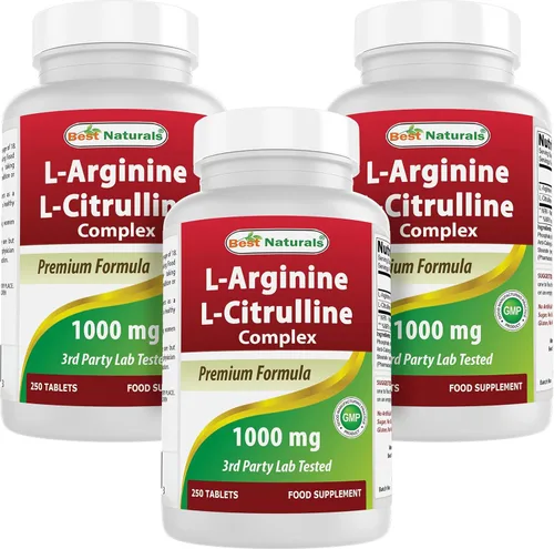 Vista 9 de Best Naturals Arginina Citrulina Complejo 1000 Mg 120 Comprimidos
