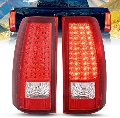 Vista 27 de Nilight Conjunto de luz trasera para Chevy Silverado 1500 1500HD 2500 2500 2500HD 3500 2007 Chevrolet Classic OE estilo pasajero lámpara trasera